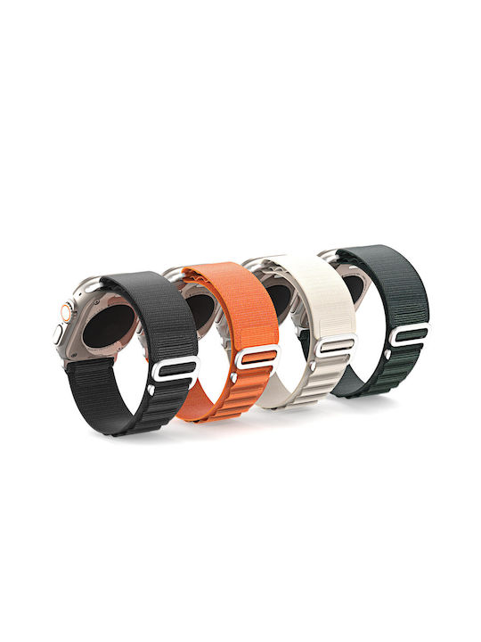 Dux Ducis Sport Buckle Strap Stainless Steel Orange (Apple Watch 38/40/41/42mm)