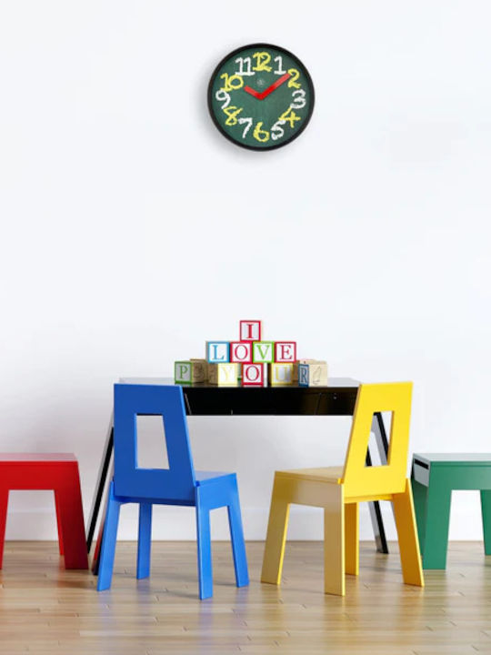 Nextime Kids Plastic Wall Clock 30cm