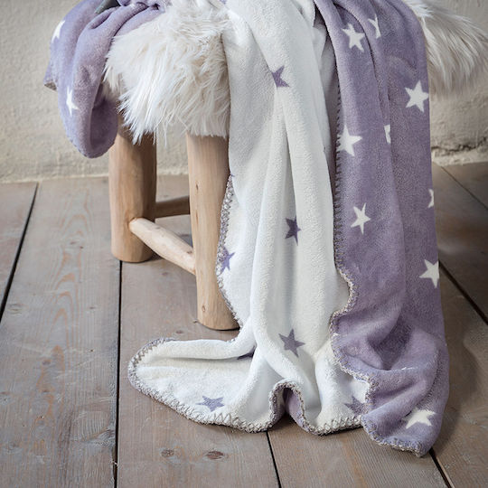 Nima Stilla Decke Fleece Einzeln 150x200cm Grau