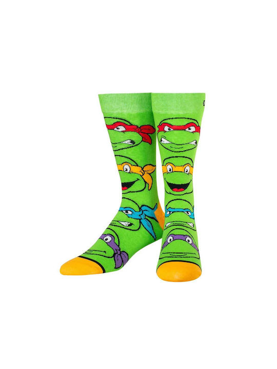 Odd Sox X Ninja Turtles Socks Green