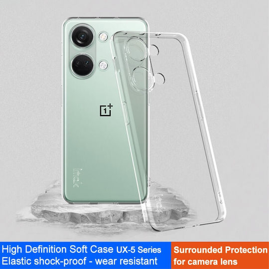 Imak Ux-5 Series Soft Umschlag Rückseite Silikon Transparent (OnePlus Nord)