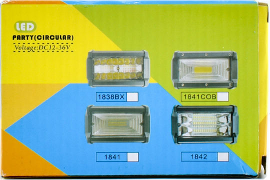 Rectangleς Waterproof Headlights Car LED Fiat 128 Kia Mini 7.8cm with White Lighting 1pcs