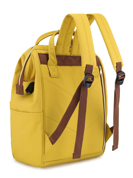 Himawari Backpack Αδιάβροχο Κίτρινο Himawari Backpack Αδιάβροχο Κίτρινο
