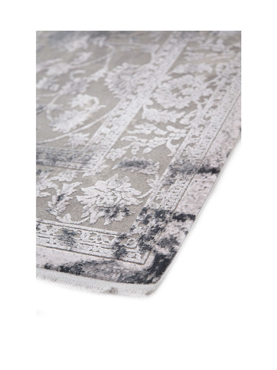 Royal Carpet Silk 6789a Teppich Rechteckig Seide D.Grey Anthracite