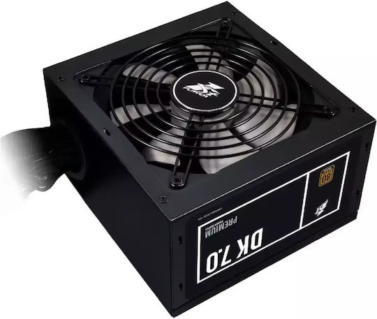 1STPLAYER 700W Μαύρο Τροφοδοτικό Υπολογιστή Full Wired 80 Plus Bronze