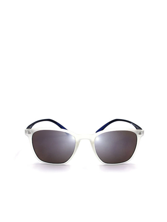 Zero Sunglasses with Transparent Plastic Frame and Silver Mirror Lens RH308S/15/50-19-145