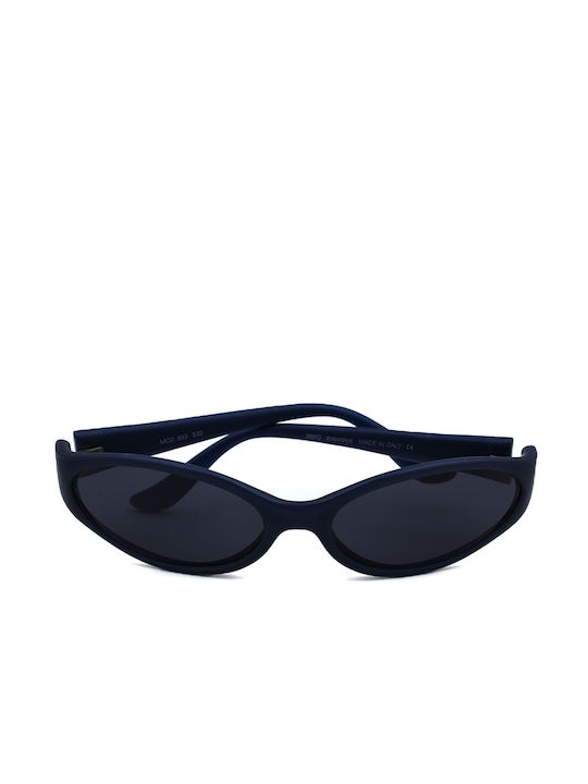 Zero Sunglasses with Blue Plastic Frame and Blue Lens 893/S33/52-17-115