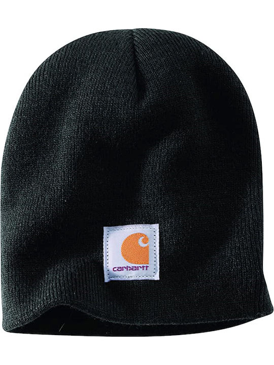 Beanie Unisex Beanie Knitted in Black color