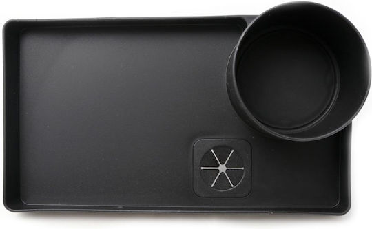 Car Cup Holder with Mobile Mount 1 Position for Console in Black Color