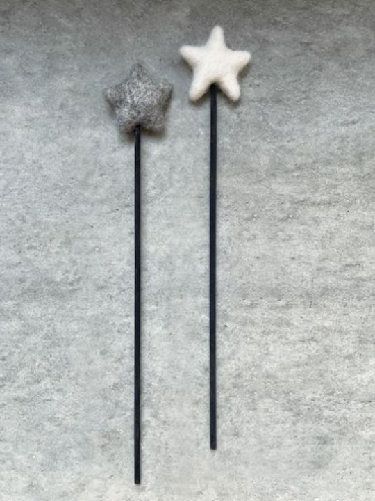 Synchronia Plastic Christmas Decorative Pendant Star Gray
