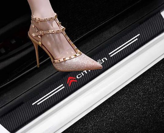 Heko Car Interior Decorative Door Sill 4 Pieces