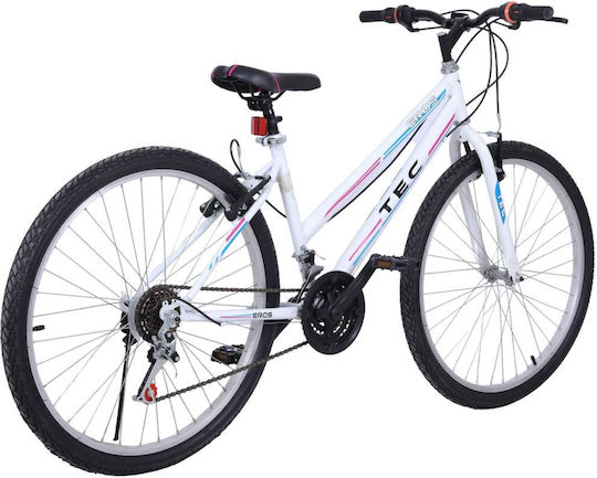 Tec Eros 26" Бял Планински Велосипед с 21 Скорости