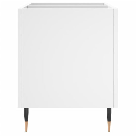 vidaXL Мебел за Hi-Fi Бял 38x74.5x48см