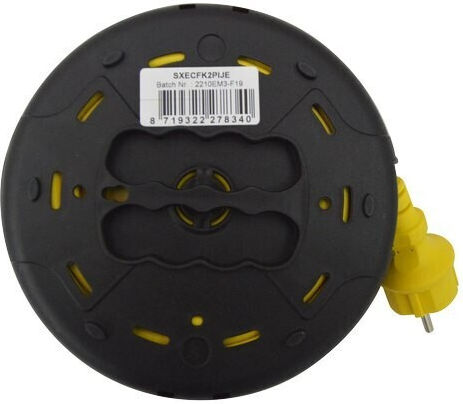 Stanley 4 Plätze mit Kabel 5m Durchmesser 3 x 1mm² Schwarz