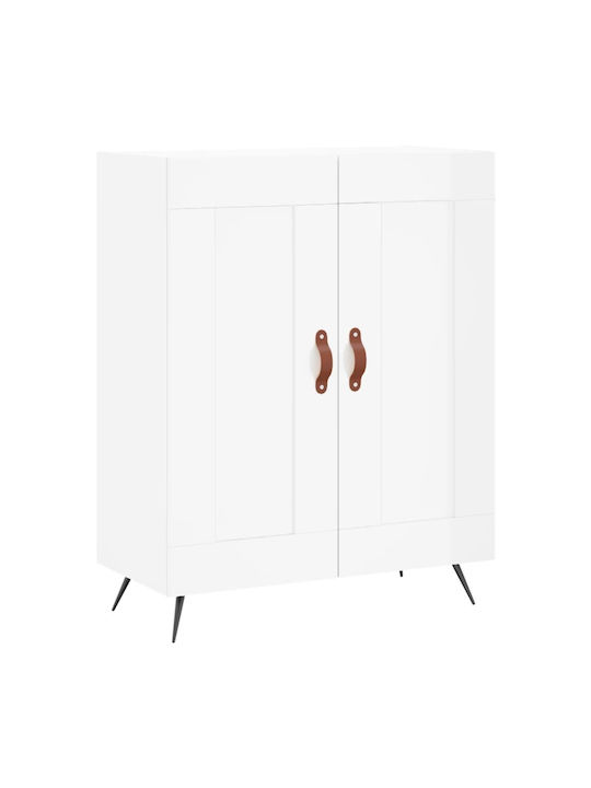 Sideboard made of Wood & Metal White 69.5x34x90cm