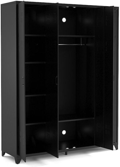 Dulap cu patru uși Hiba Metal cu 6 Rafturi 170x52x217cm