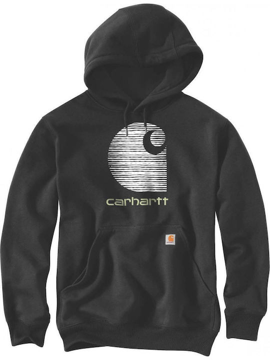 Sweatshirt mit Kapuze Schwarz