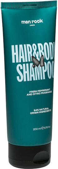 Men Rock Moisturizing Shower Gel with Mint Scent for Men 200ml