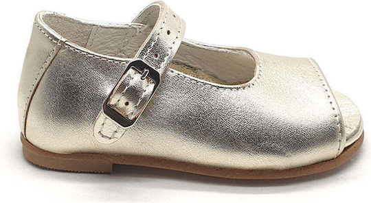 Designer's Cat Бебешки Обувки за Момичета Дървени Помпи Златни 0100L0КO0100034
