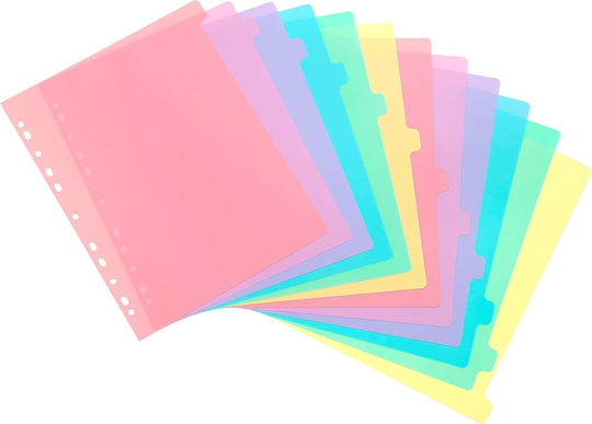 Viquel Separatoare de Plastic pentru Documente A4 cu Găuri