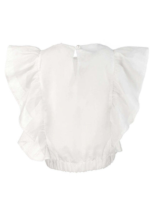 Kids' Shirt Sleeveless White