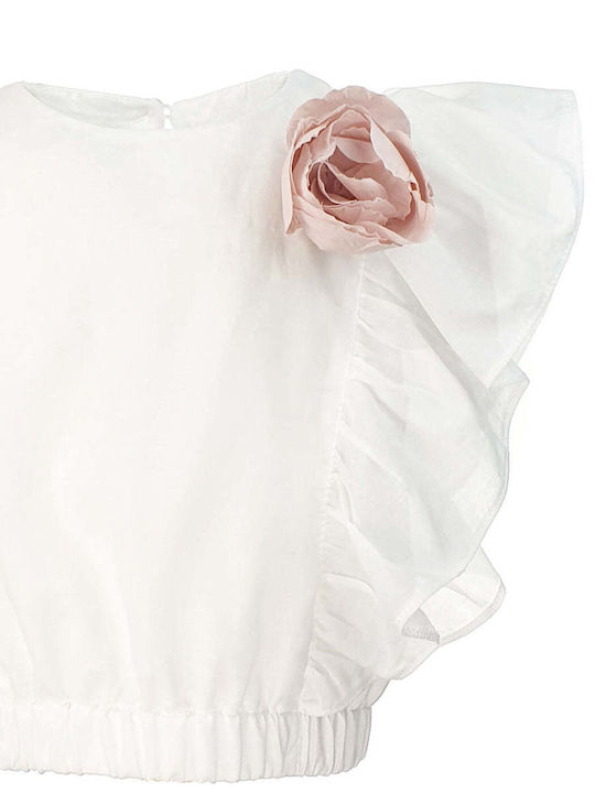 Kids' Shirt Sleeveless White