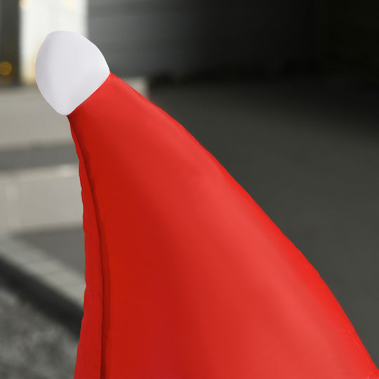 Inflatable Illuminated Santa Claus Electric Red 120x80x40cm
