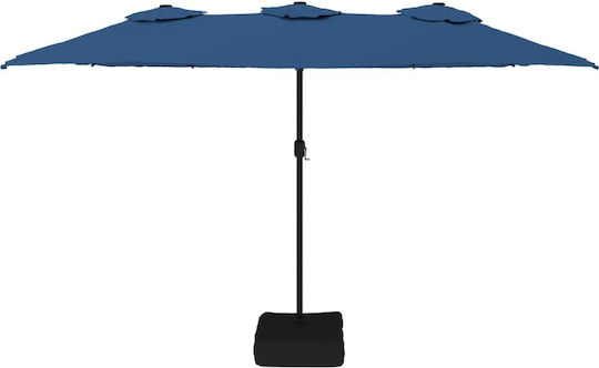 Round Aluminum Blue Parasol Φ4.49xH2.45m