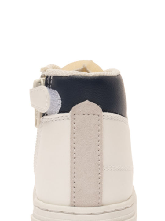 Kids Boots with Lace White