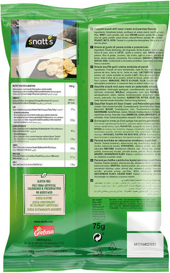 Snatt's Kartoffelchips Natuchips Sour Cream mit Geschmack Klassisch 75gr