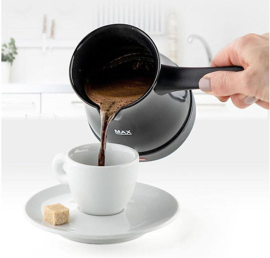 Termomax Electric Greek Coffee Pot 600W with Capacity 400ml Black