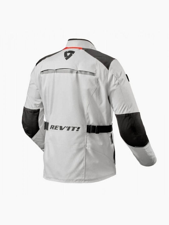 Rev'IT Voltiac 3 H2O Winter Herren Motorradjacke Wasserdicht Silber