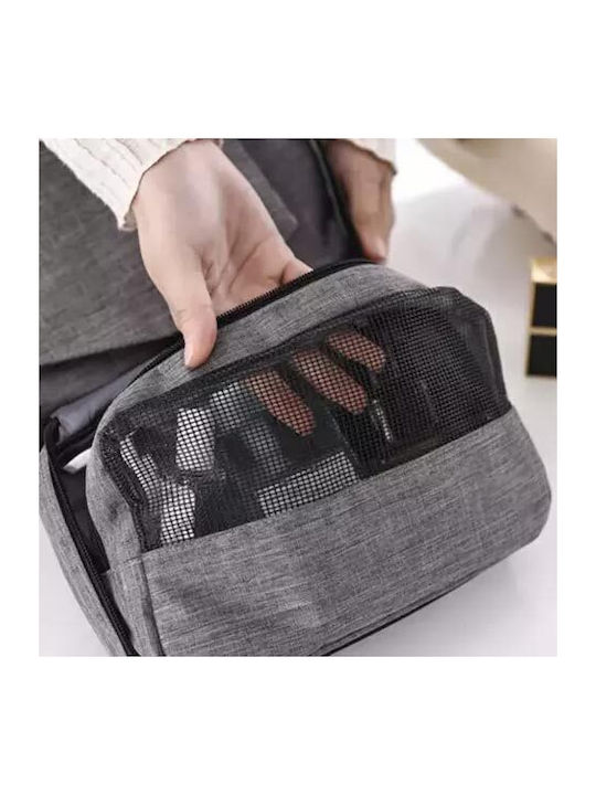 Toiletry Bag in Gray color 23.5cm
