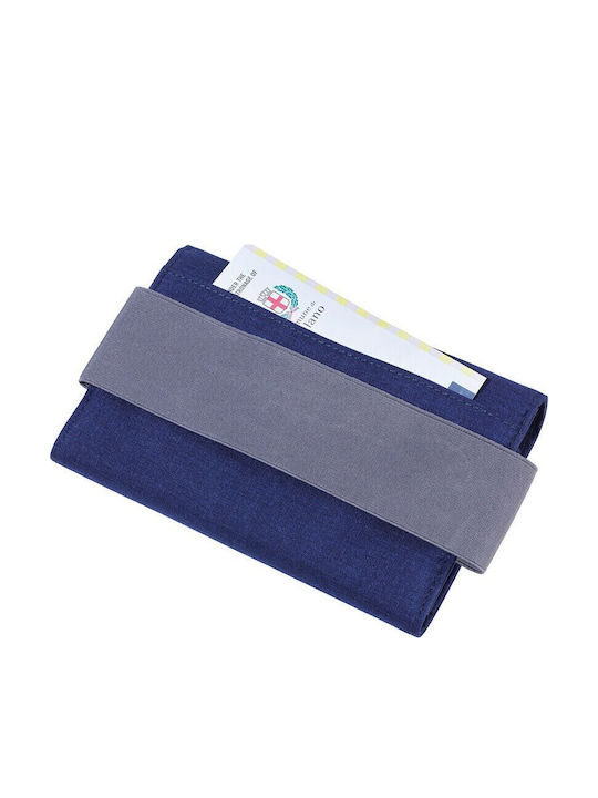 Herren Geldbörse Karten mit RFID Blau