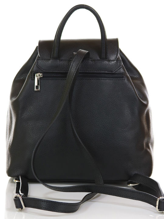 Passaggio Leather Women's Leather Backpack Black