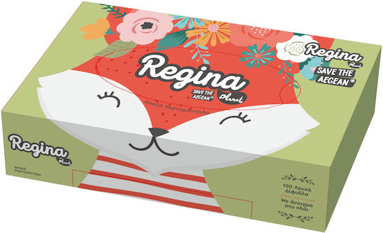 Regina 100 Χαρτομάντηλα 2 Φύλλων (1 Κουτί)