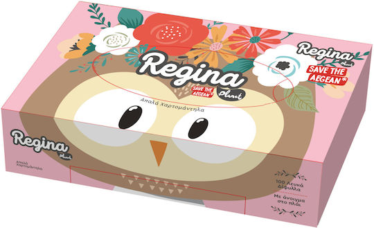 Regina 100 Χαρτομάντηλα 2 Φύλλων (1 Κουτί)