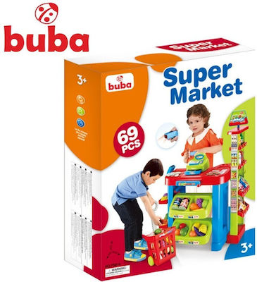 Buba Kinderladen Φορητό Supermarket Green FS819 für 3+ Jahre 80 cm.