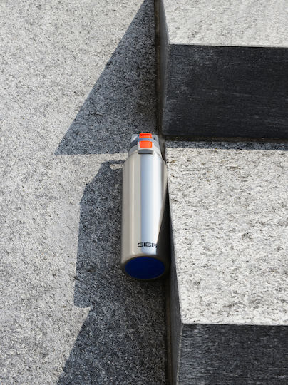 Sigg Детска Бутилка За Вода Термос Неръждаема Стомана Сребърен 550ml