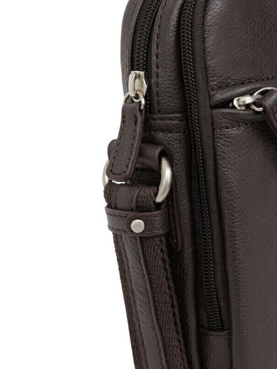 Leather Men's Bag Shoulder / Crossbody Brown