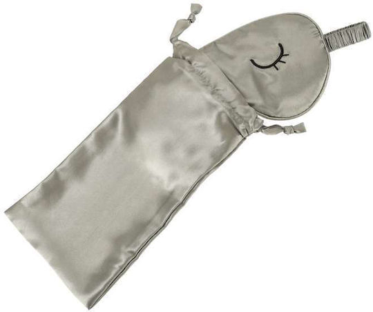 ikonka Sleep Mask with Carrying Case Gray