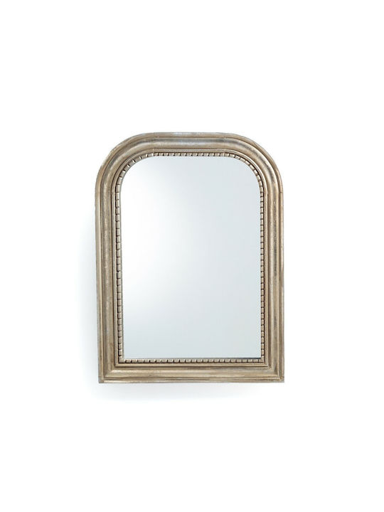 La Redoute Interieurs Wall Mirror with Gold Wooden Frame 60x45cm 1pcs
