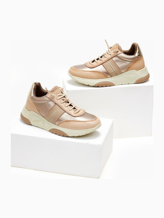 Damen Chunky Sneakers Beige