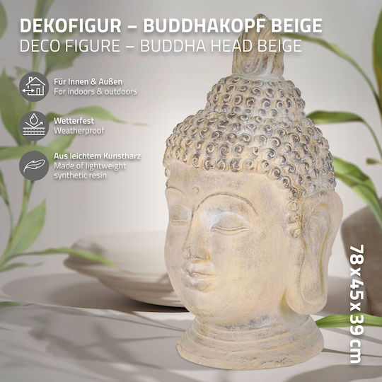 ECD Germany Διακοσμητικός Βούδας από Πέτρα 45x39x78cm