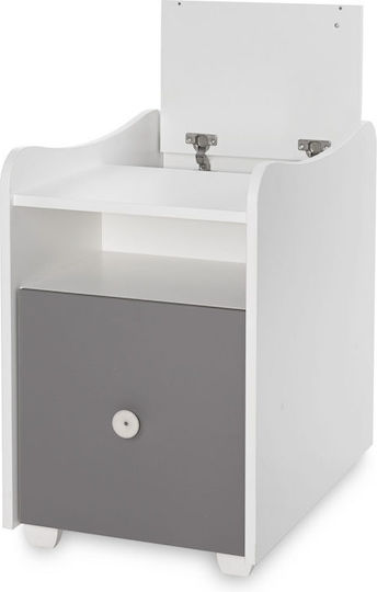 Lorelli Πολυμορφική Κούνια Trend Plus White/Stone Grey με Στρώμα & Συρτάρι