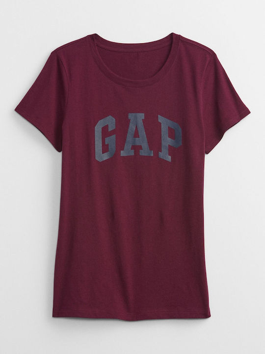 GAP Damen Sportlich T-shirt Rot