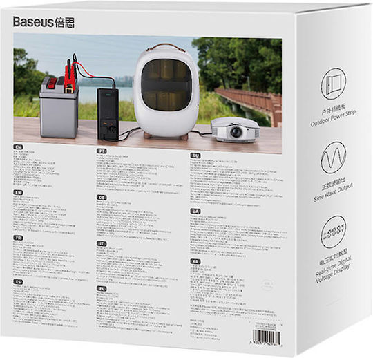 Baseus Inverter Αυτοκινήτου Καθαρού Ημιτόνου 300W για 24V DC