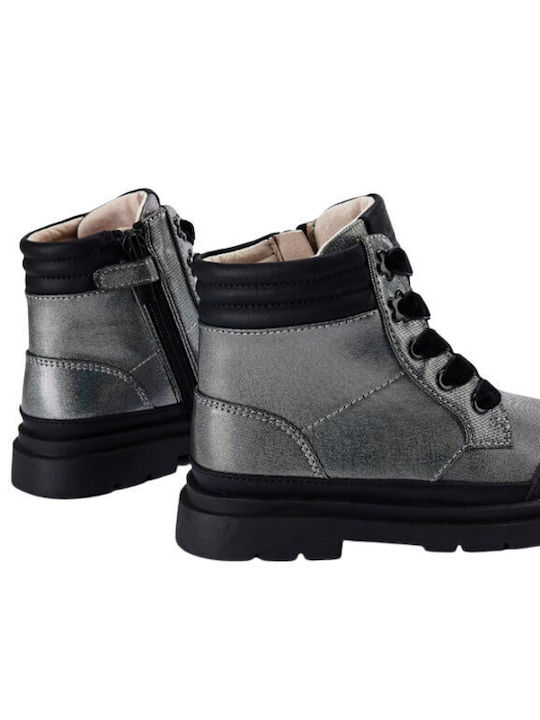 Mayoral Kids Boots with Zipper Gray