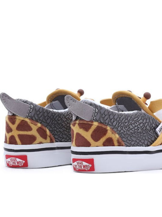 Παιδικά Sneakers Slip-on Κίτρινα