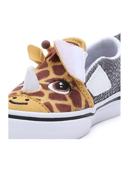 Παιδικά Sneakers Slip-on Κίτρινα